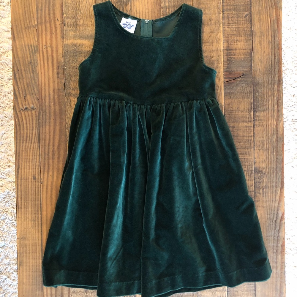 Kid’s - The Rugged Bear - Forest Green Dress - S:5